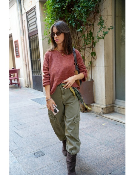 PANTALON FEMME KAKI H26 Noho - 2 | RUNTER