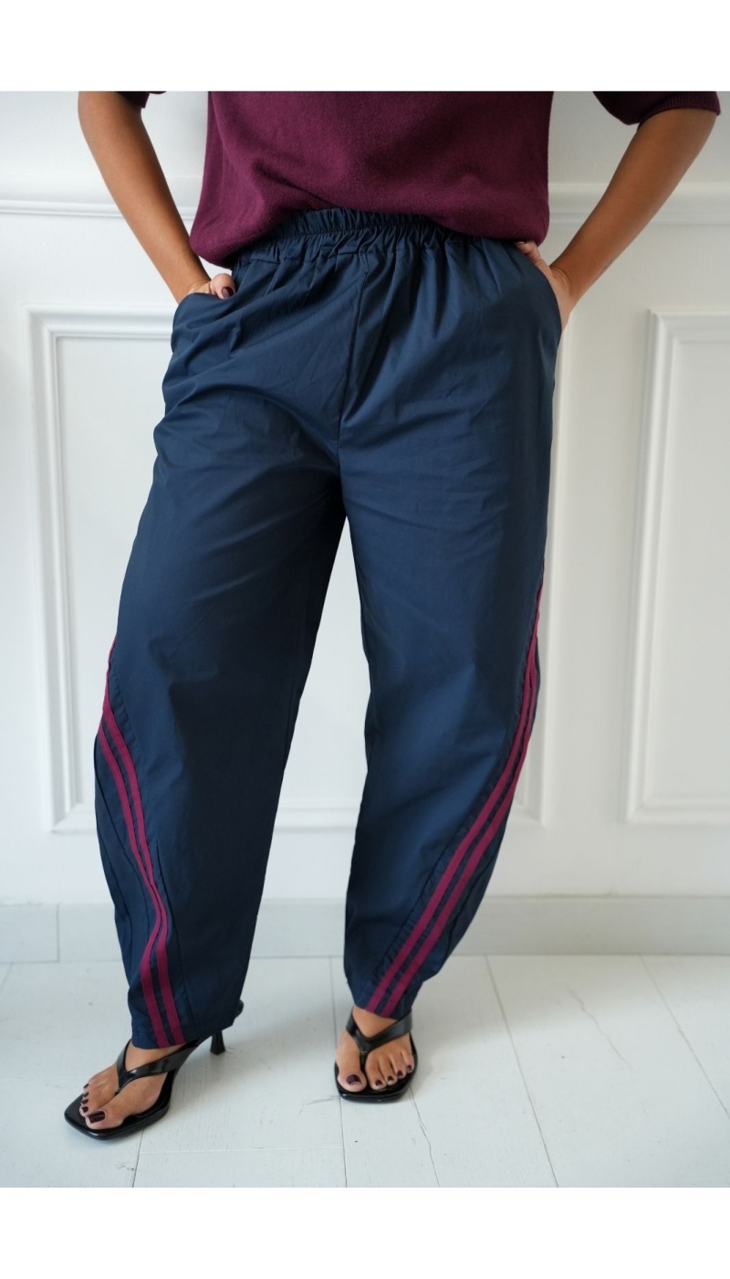 Pantalon Marine Bordeaux Johanna LIKAS Johanna - 3 | Accueil