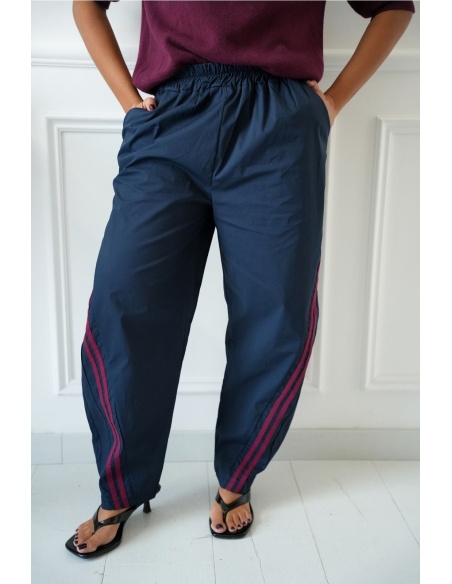 PANTALON FEMME BANDE BO/MAR H26 Johanna - 3 | Benvenuto