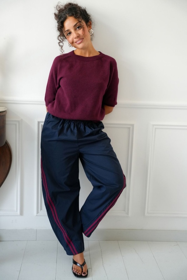 Pantalon Marine Bordeaux Johanna LIKAS Johanna - 1 | Accueil