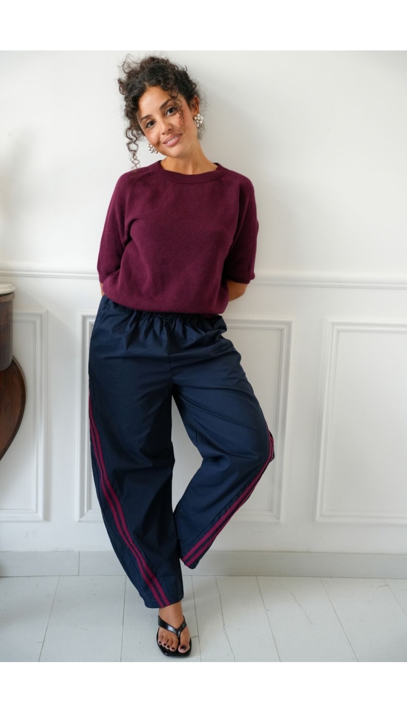 Pantalon Marine Bordeaux Johanna LIKAS Johanna - 1 | Accueil