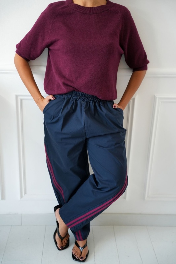 Pantalon Marine Bordeaux Johanna LIKAS Johanna - 1 | Accueil 2