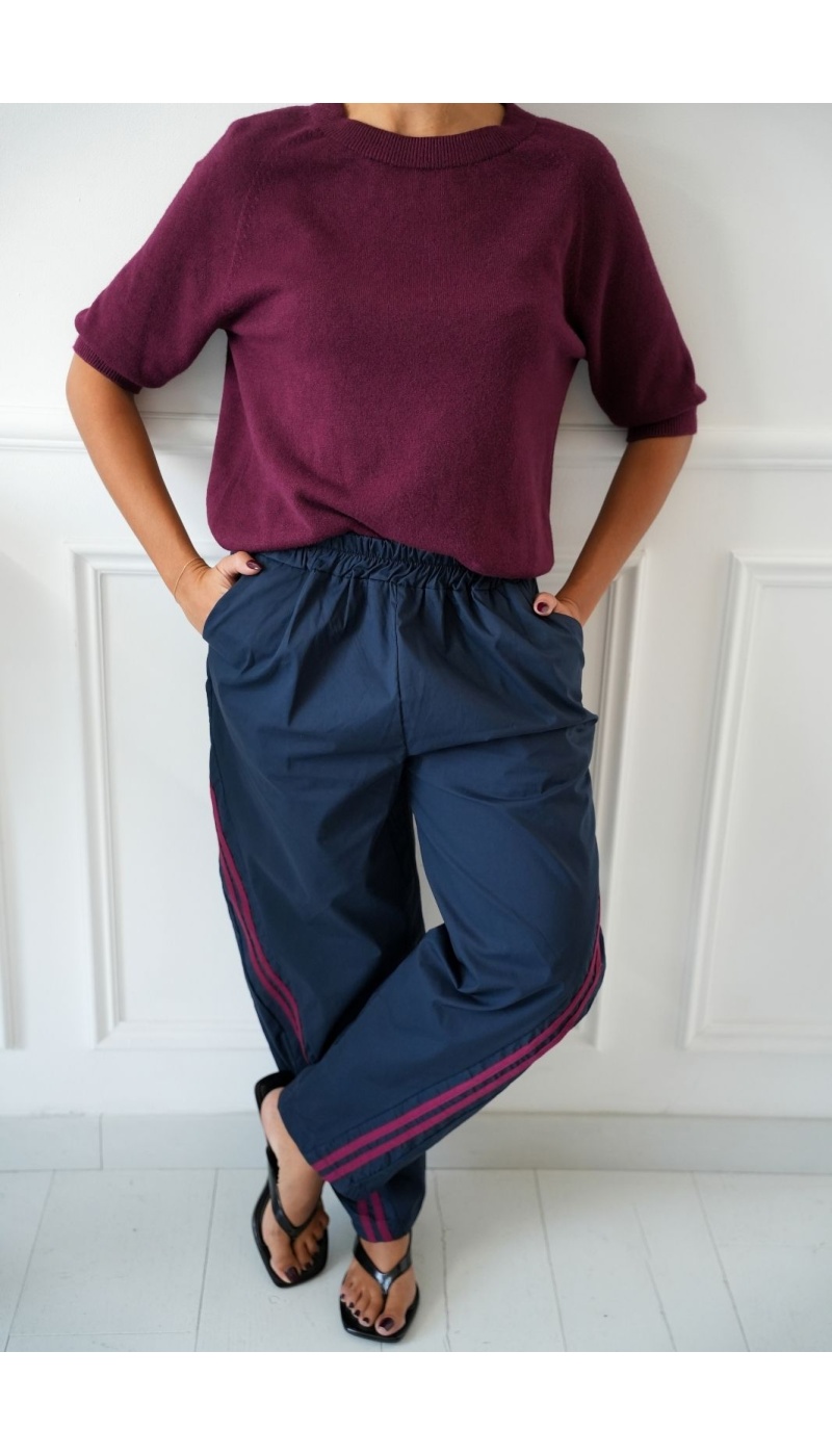 Pantalon Marine Bordeaux Johanna LIKAS Johanna - 2 | Accueil