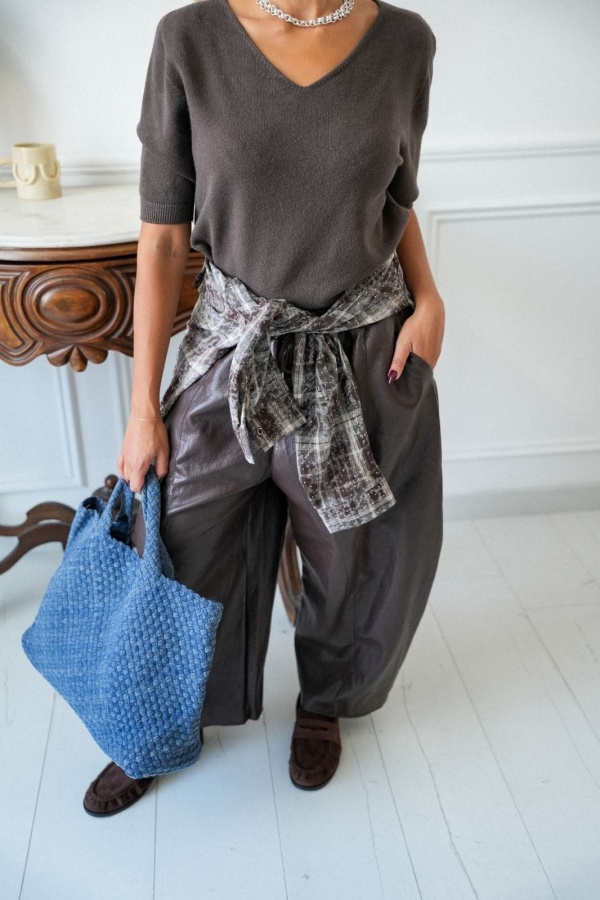 Pantalon Similicuir Choco JORDANS Noho - 1 | Accueil 2