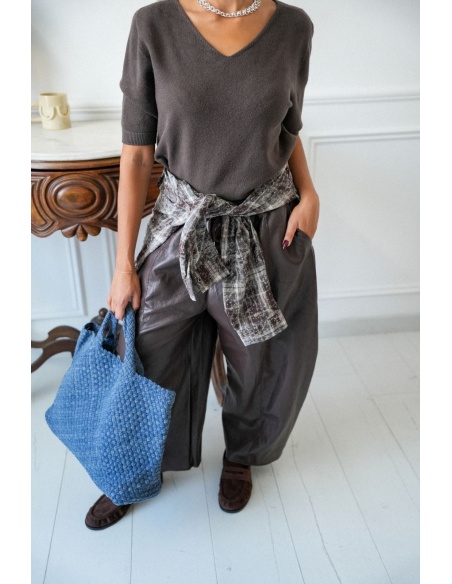 Pantalon Similicuir Choco JORDANS Noho - 2 | Accueil