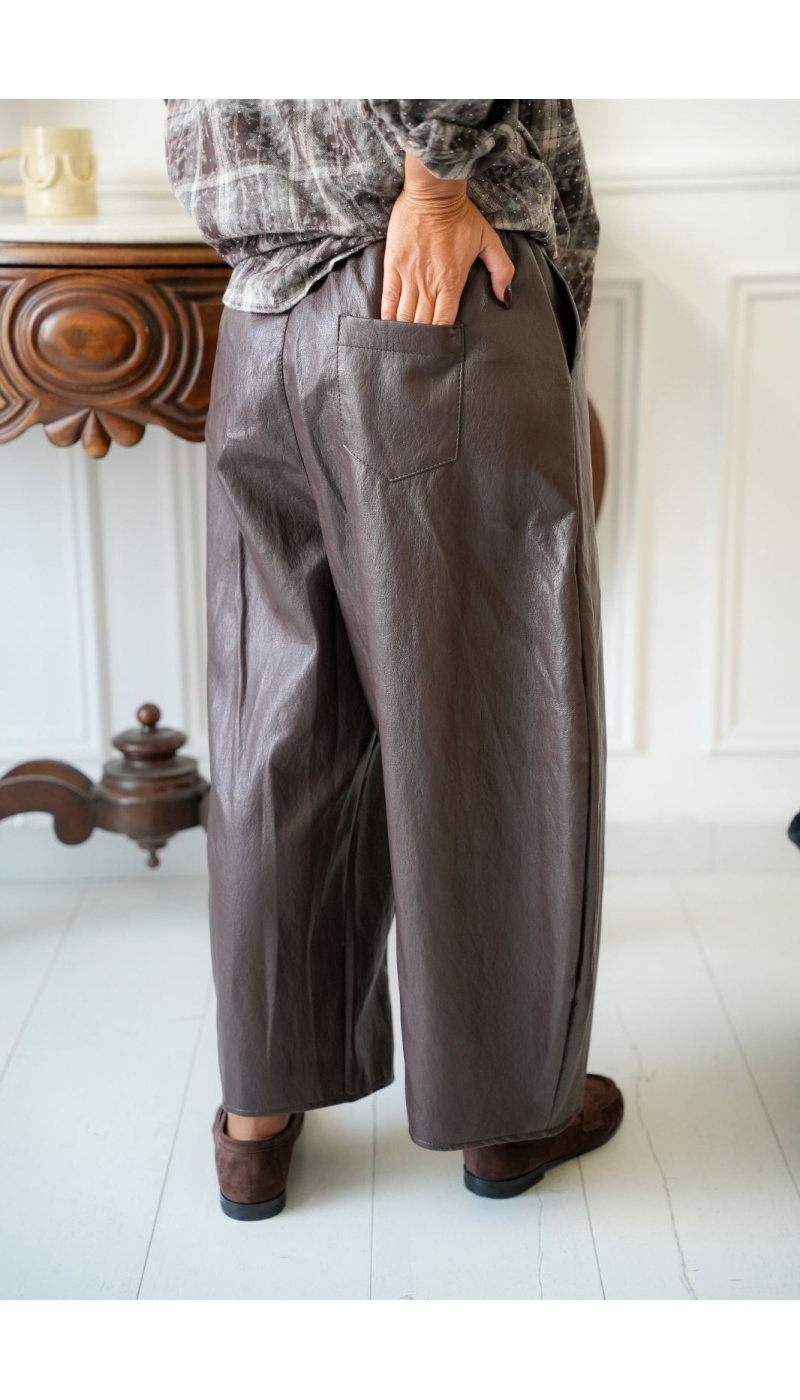 Pantalon Similicuir Choco JORDANS Noho - 5 | Accueil