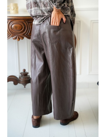 Pantalon Similicuir Choco JORDANS Noho - 5 | Bem-vindo