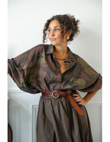 Chemisier Militaire Bouffante TORTOSA Noho - 1 | Accueil
