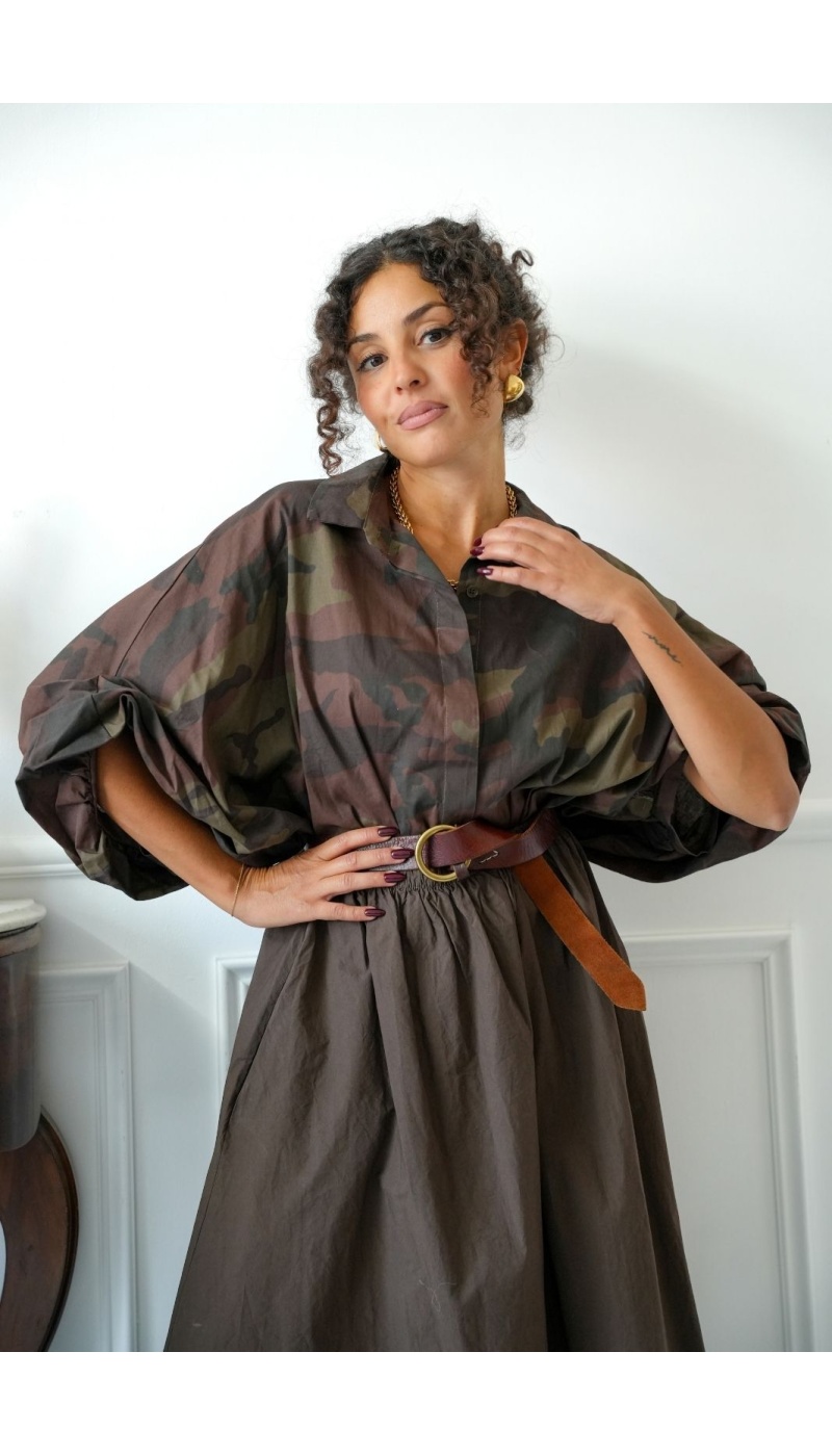 Chemisier Militaire Bouffante TORTOSA Noho - 3 | Willkommen