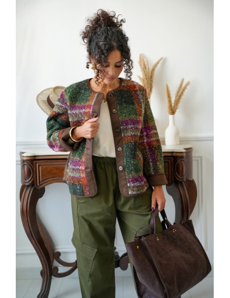 Veste Douce Carreaux CARDIFF Noho - 2 | Willkommen