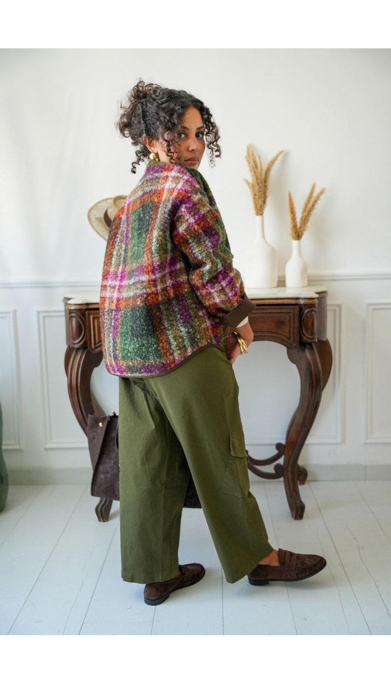 Veste Douce Carreaux CARDIFF Noho - 3 | Willkommen