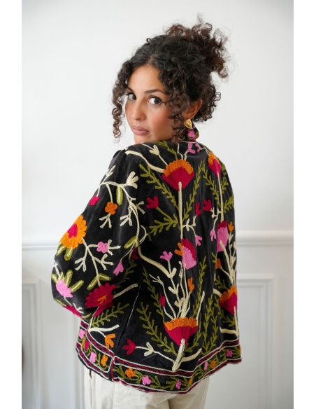 Veste Brodée Noire Johanna INSAR Noho - 2 | Bem-vindo