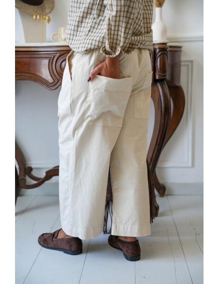 Pantalon Ecru Johanna THECLE Johanna - 3 | Accueil