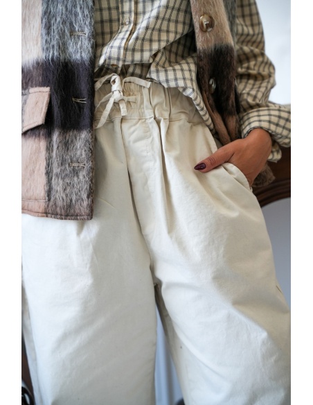 Pantalon Ecru Johanna THECLE Johanna - 5 | Accueil