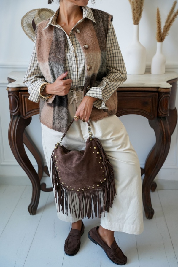 SAC FEMME FRANGE CHOCO H26 Noho - 1 | Welcome