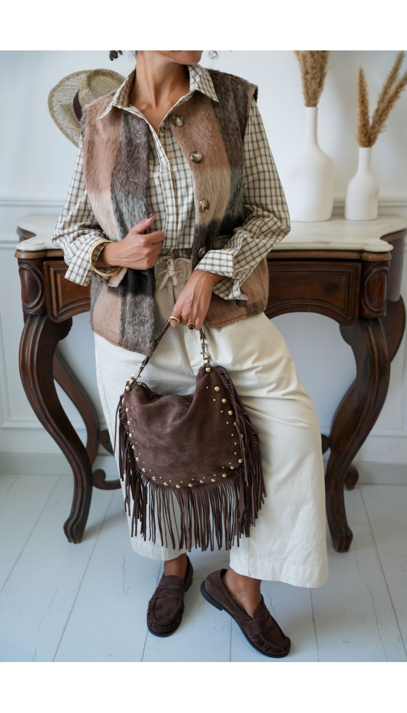 Sac Franges Choco SAMSON Noho - 1 | Accueil