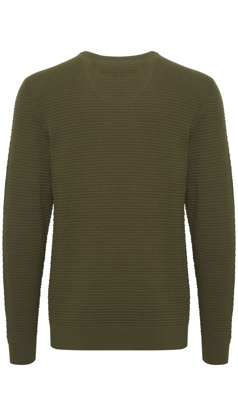 Pull Gauffre Kaki BHREDHILL BLEND - 7 | TOPS