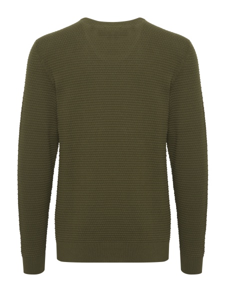 Pull Gauffre Kaki BHREDHILL BLEND - 7 | TOPS