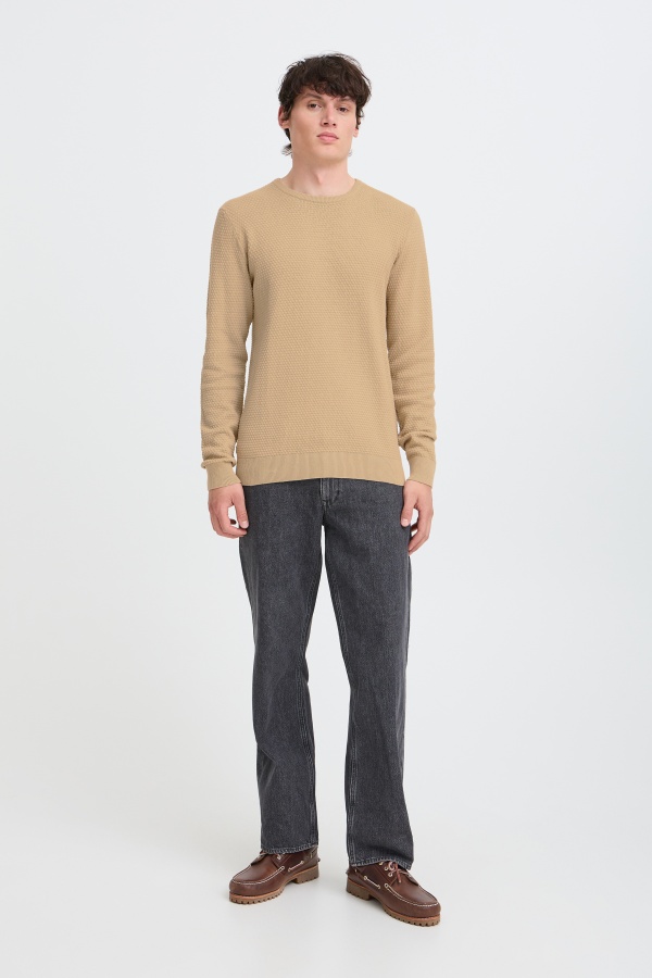 Pull Gaufré Beige BHREDHILL BLEND - 1 | HAUTS