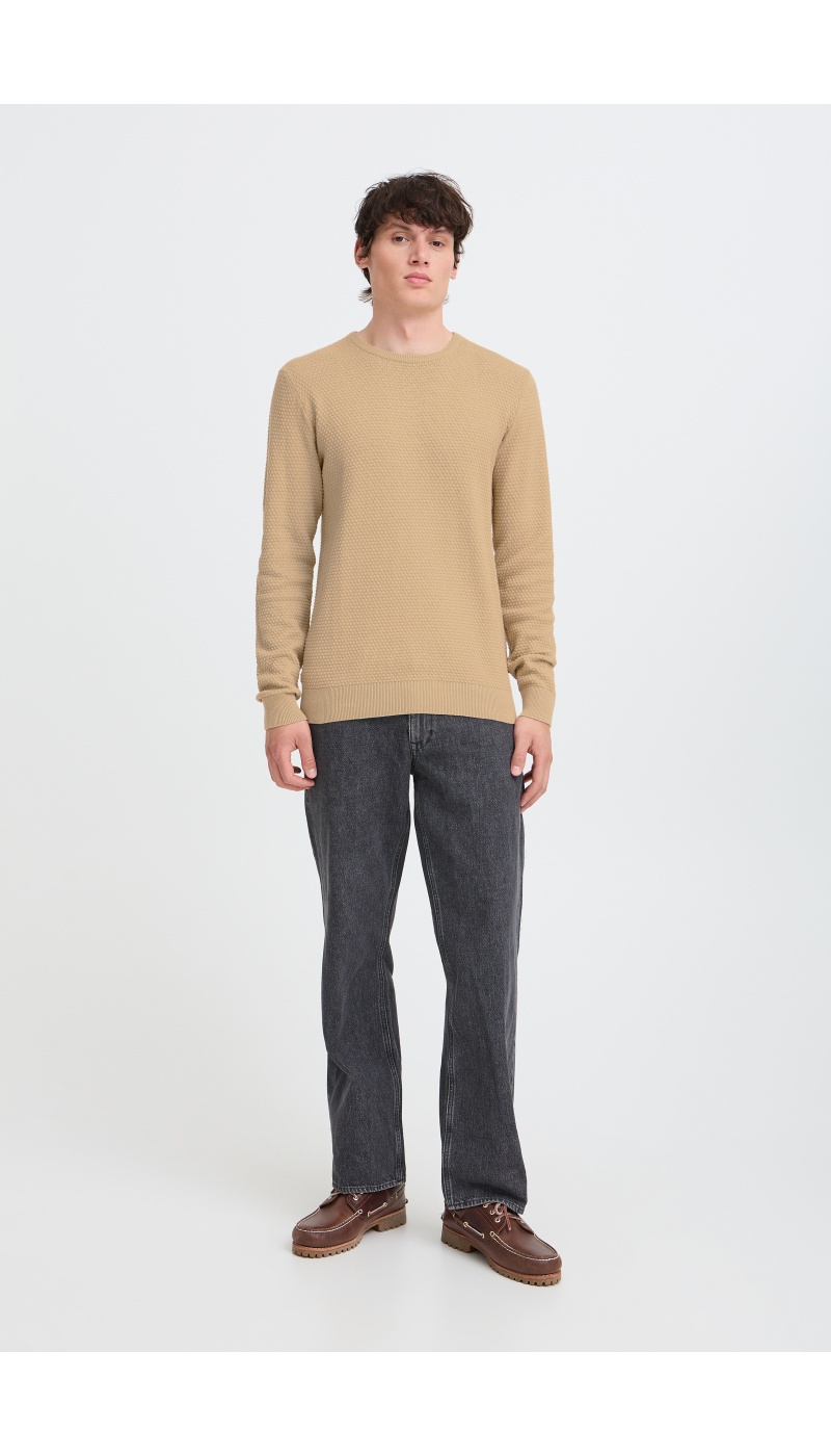Pull Gauffre Beige BHREDHILL BLEND - 1 | TOPOS
