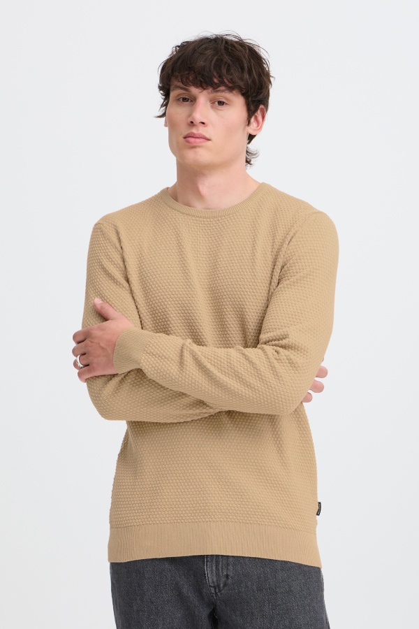 Pull Gaufré Beige BHREDHILL BLEND - 1 | HAUTS 2