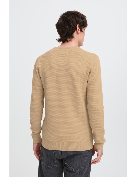 Pull Gaufré Beige BHREDHILL BLEND - 3 | HAUTS