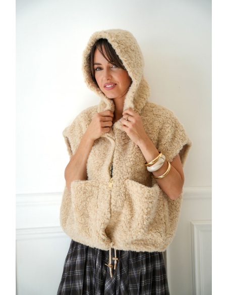 Veste Fourrure Ecru Johanna JULIA Johanna - 2 | Welcome