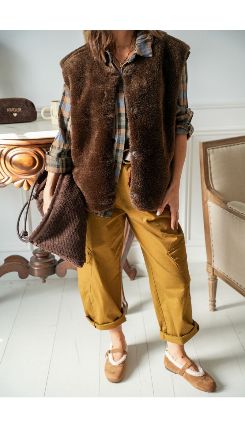 Gilet Coffe VILA VIFALLULAH VILA - 1 | Welcome