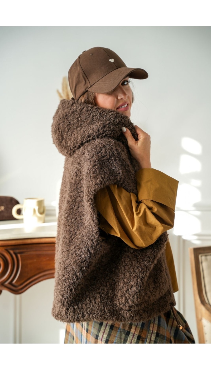 VESTES FEMME DOUDOU MARRON H26 Johanna - 2 | WEB EXCLUSIVE