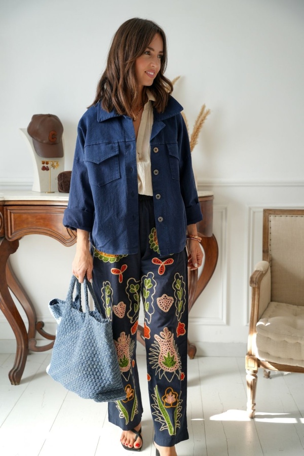 Veste Courte Marine IRIS Noho - 1 | Welcome