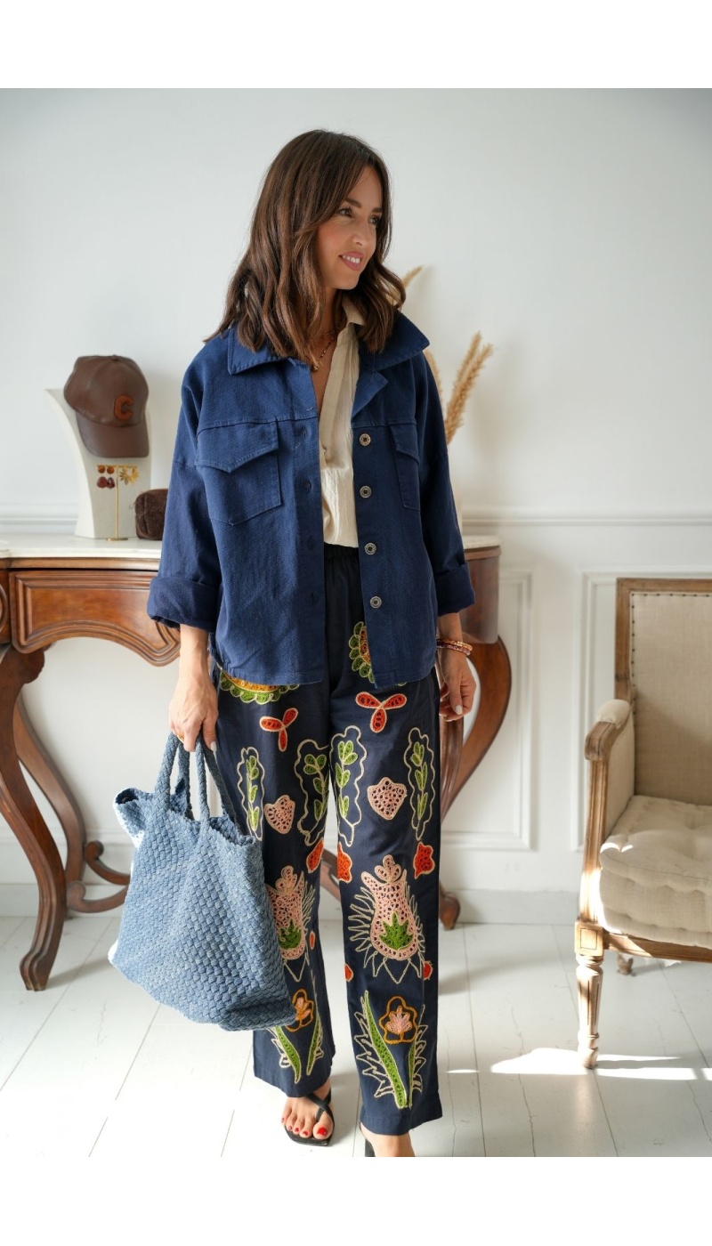Veste Courte Marine IRIS Noho - 1 | Accueil