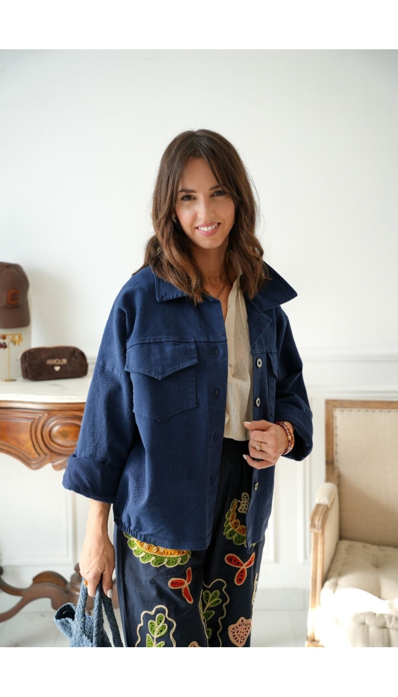 Veste Courte Marine IRIS Noho - 2 | Welcome