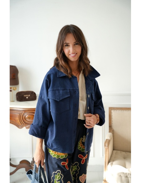 Veste Courte Marine IRIS Noho - 2 | Accueil