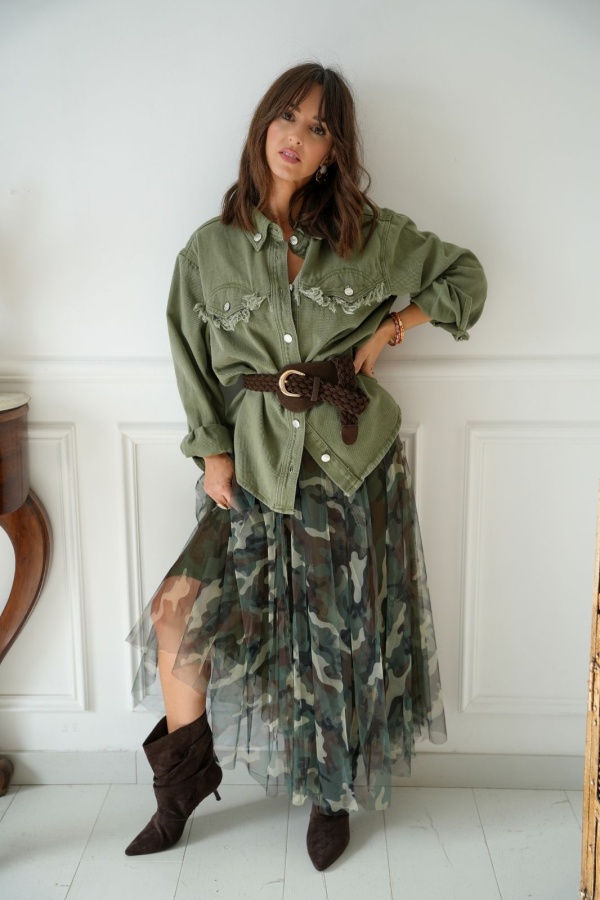 Jupe Tulle Camouflage SAB Noho - 1 | Accueil