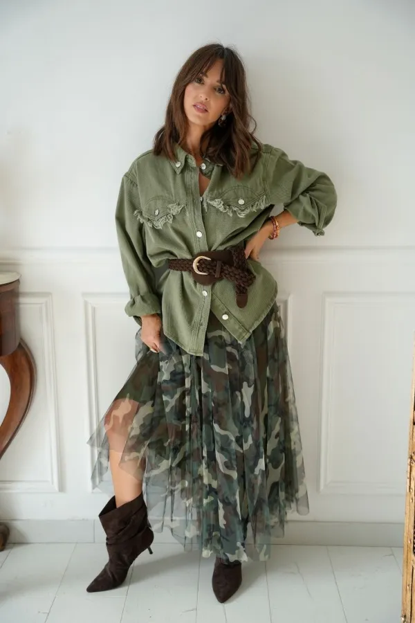 Jupe Tulle Camouflage SAB Noho - 1 | Accueil
