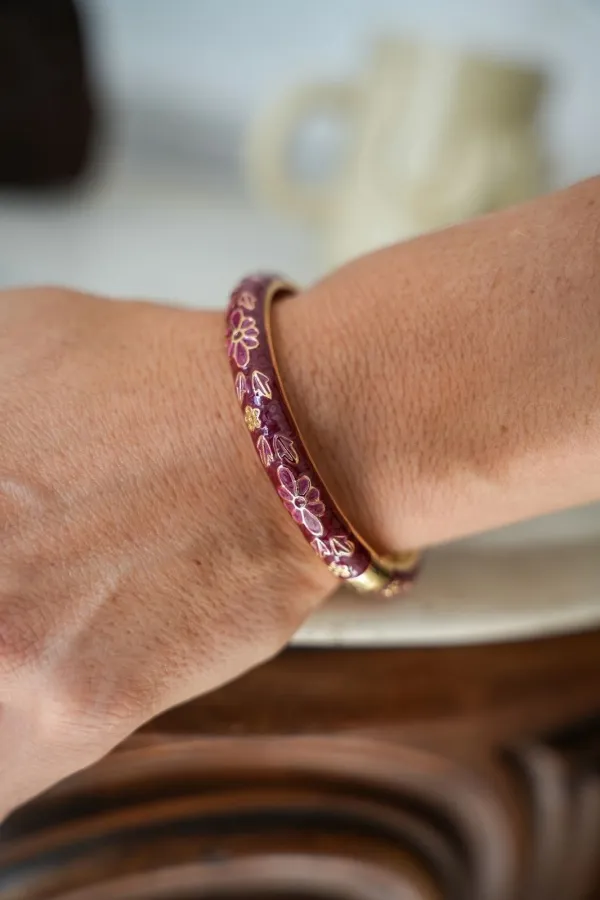 Bracelet Porte Bonheur Chinois Bordeaux LYSU Noho - 2 | Accueil 2