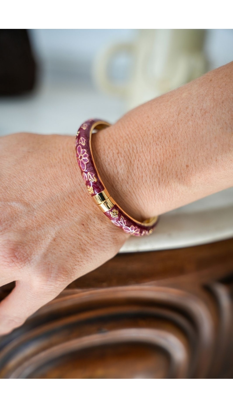 Bracelet Porte Bonheur Chinois Bordeaux LYSU Noho - 2 | Bienvenido