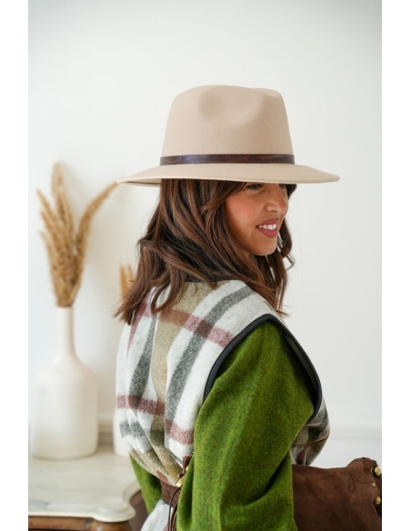 Chapeaux Beige Marron BAGNOLO Noho - 1 | Accueil