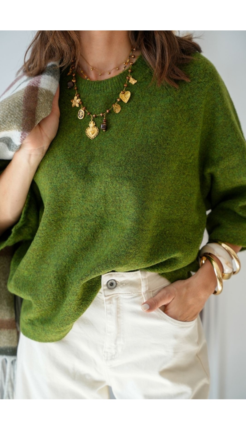 Pull Maille Forest ONLSIMONI ONLY - 1 | Accueil