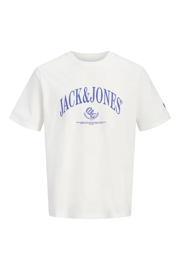 T-Shirt Logo Snow WHITE JORFREDERIKSBERG Jack&Jones - 1 | HAUTS