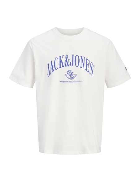 T-Shirt Logo Snow WHITE JORFREDERIKSBERG Jack&Jones - 1 | HAUTS