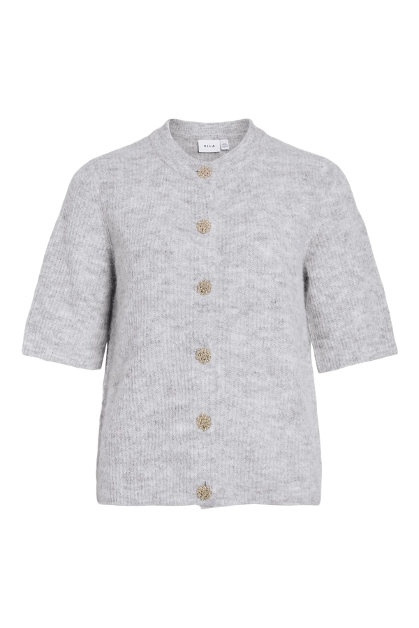 Gilet Light Grey Melange VILA - 1 | Accueil