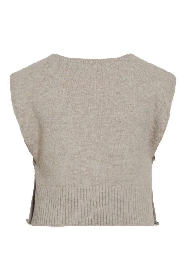 Poncho Natural Melange VILYLA VILA - 1 | TOPOS 2