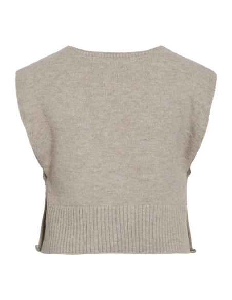Poncho Natural Melange VILYLA VILA - 2 | TOPOS