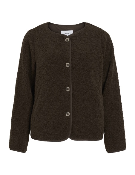 Veste Peluche Coffee Bean VIADA VILA - 3 | HAUTS