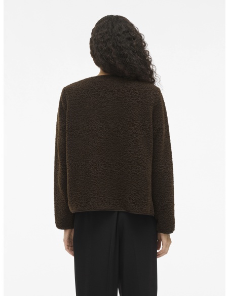 Veste Peluche Coffee Bean VIADA VILA - 2 | HAUTS