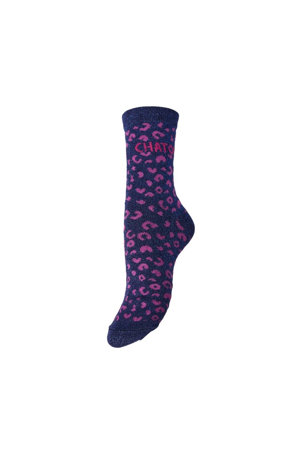 Chaussettes Léopard Maritime Blue PCSEBBY PIECES - 1 | ACCESSOIRES