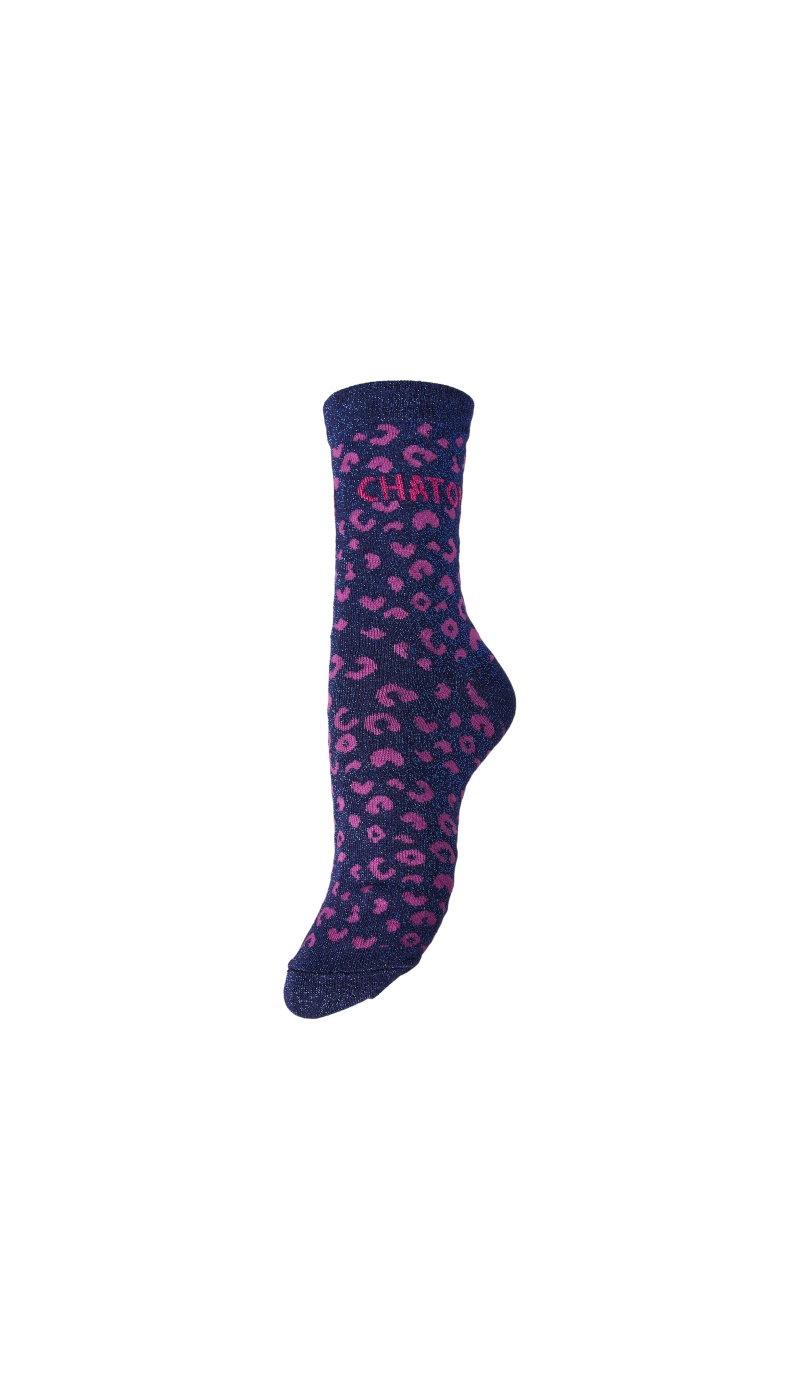 Chaussettes Léopard Maritime Blue PCSEBBY PIECES - 1 | ACCESSOIRES