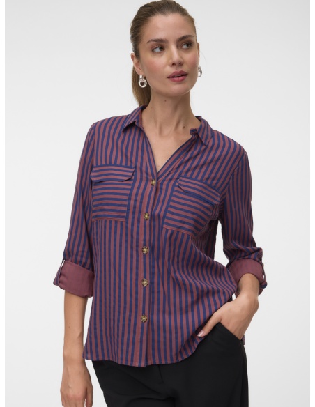 CHEMISES ML NAVY PEONY H26 Vero Moda - 1 | TOPS