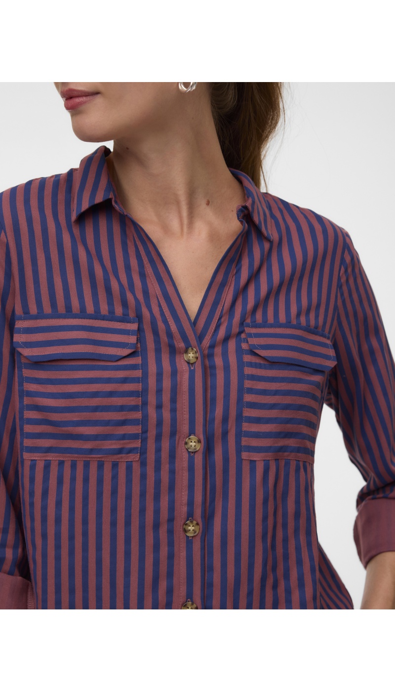 CHEMISES ML NAVY PEONY H26 Vero Moda - 3 | TOPS